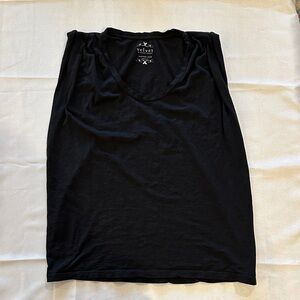 Velvet‎ by Graham & Spencer Black oversized sleeveless tee t shirt top small